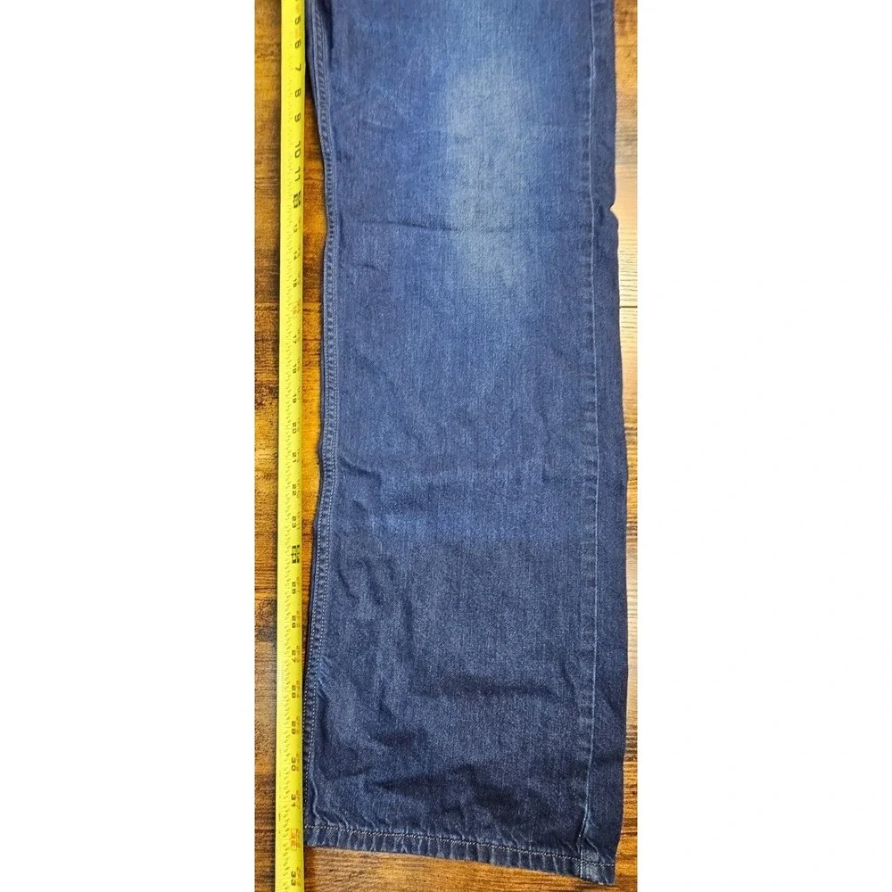 Diesel Industry‎ Larkee Jeans Men 36x32 Blue Fade Wash Regular Straight